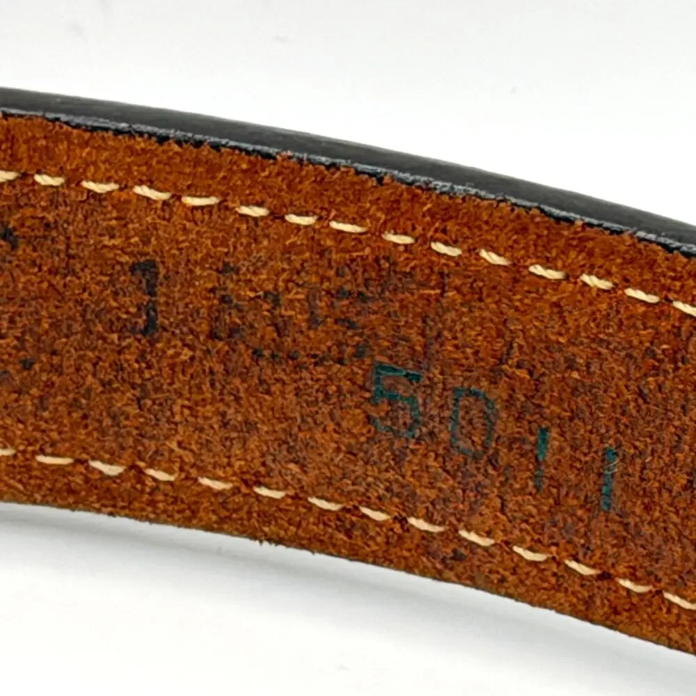 Vintage 80s Jordache Brown Genuine Leather Equestrian Belt
